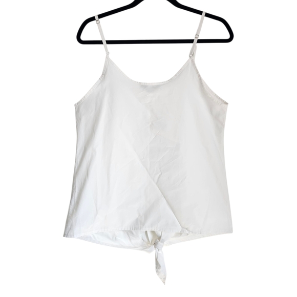 La Fée Maraboutée White Button-Front Tie Camisole – Size 38 - Picture 2 of 4